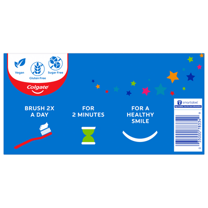 Kids Cavity Protection Toothpaste with Fluoride, Mild Bubble Fruit, 4.6 Oz, 2 Pack