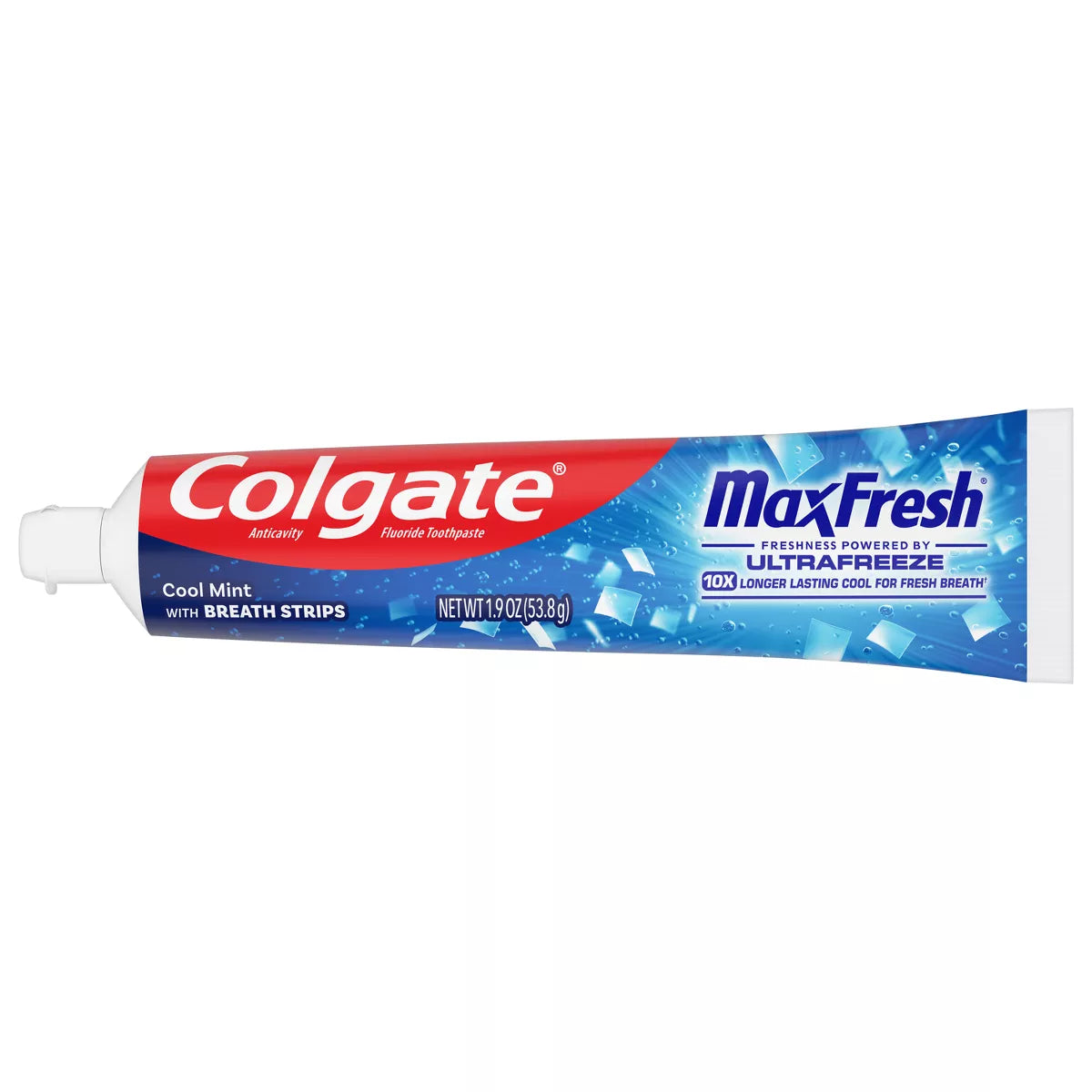 Colgate Maxfresh Travel Toothpaste - Cool Mint - 1.9Oz: Paste, Sodium Fluoride, Mint Flavor