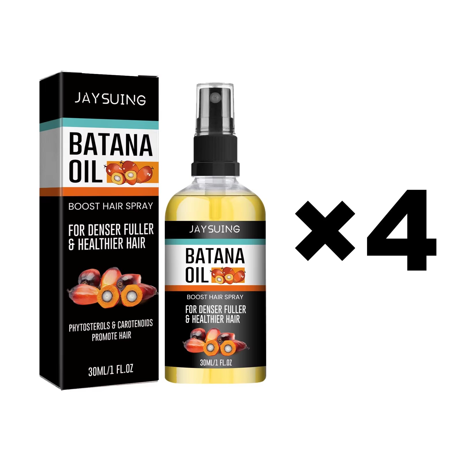 Jaysuing Natural Batana Oil Hair Spray anti Hair Loss Hair Care Promotes Hair Growth Suitable for Men and Women Hair Conditioner