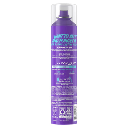 Instant Freeze Hair Spray for Curly Hair, Straight Hair, and Wavy Hair, 10 Oz